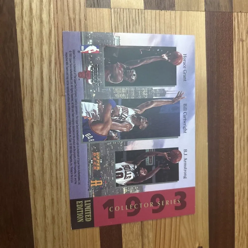1992-93 Upper Deck- Collector Series Jumbo Michael Jordan, Pippen, Grant #7500
